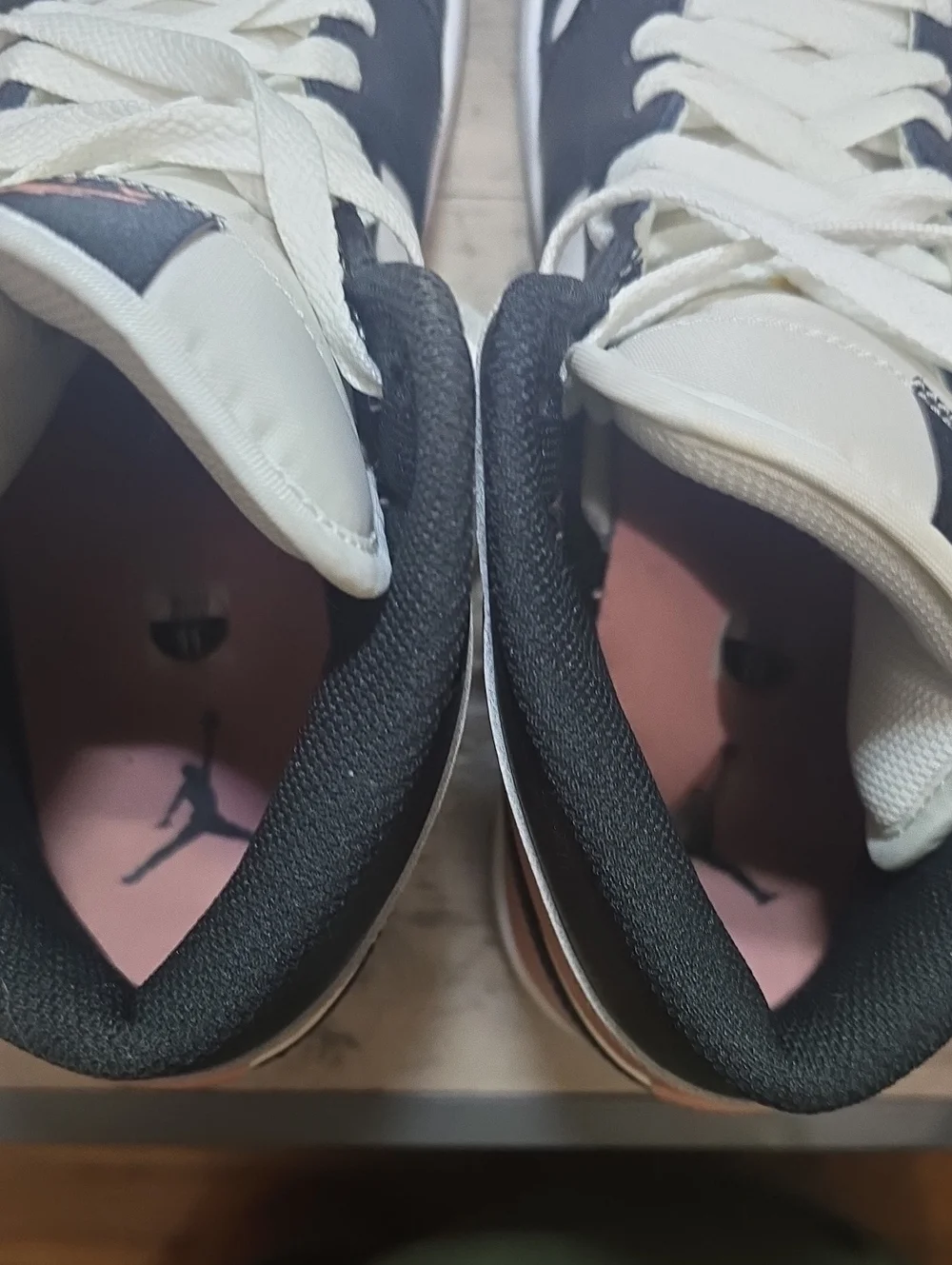 Jordan Men's High-Top Sneakers in Black, White & Rose